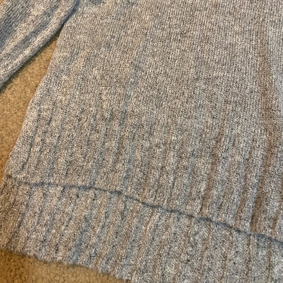 hooked up gray turtleneck sweater - Picture 2 of 5
